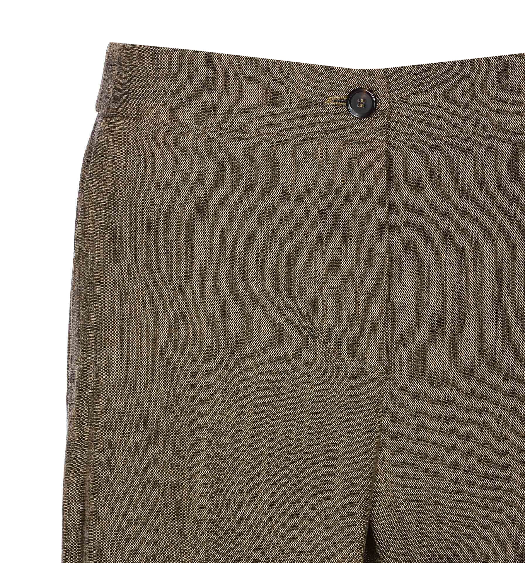 Pinko Trousers Brown Viscose