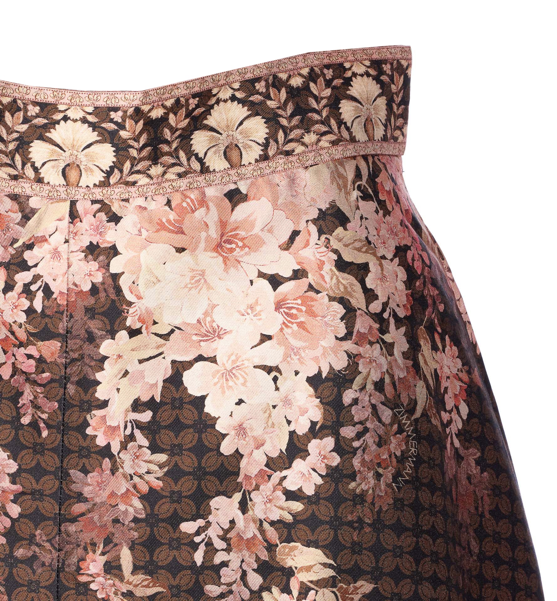 Zimmermann Shorts Brown Silk