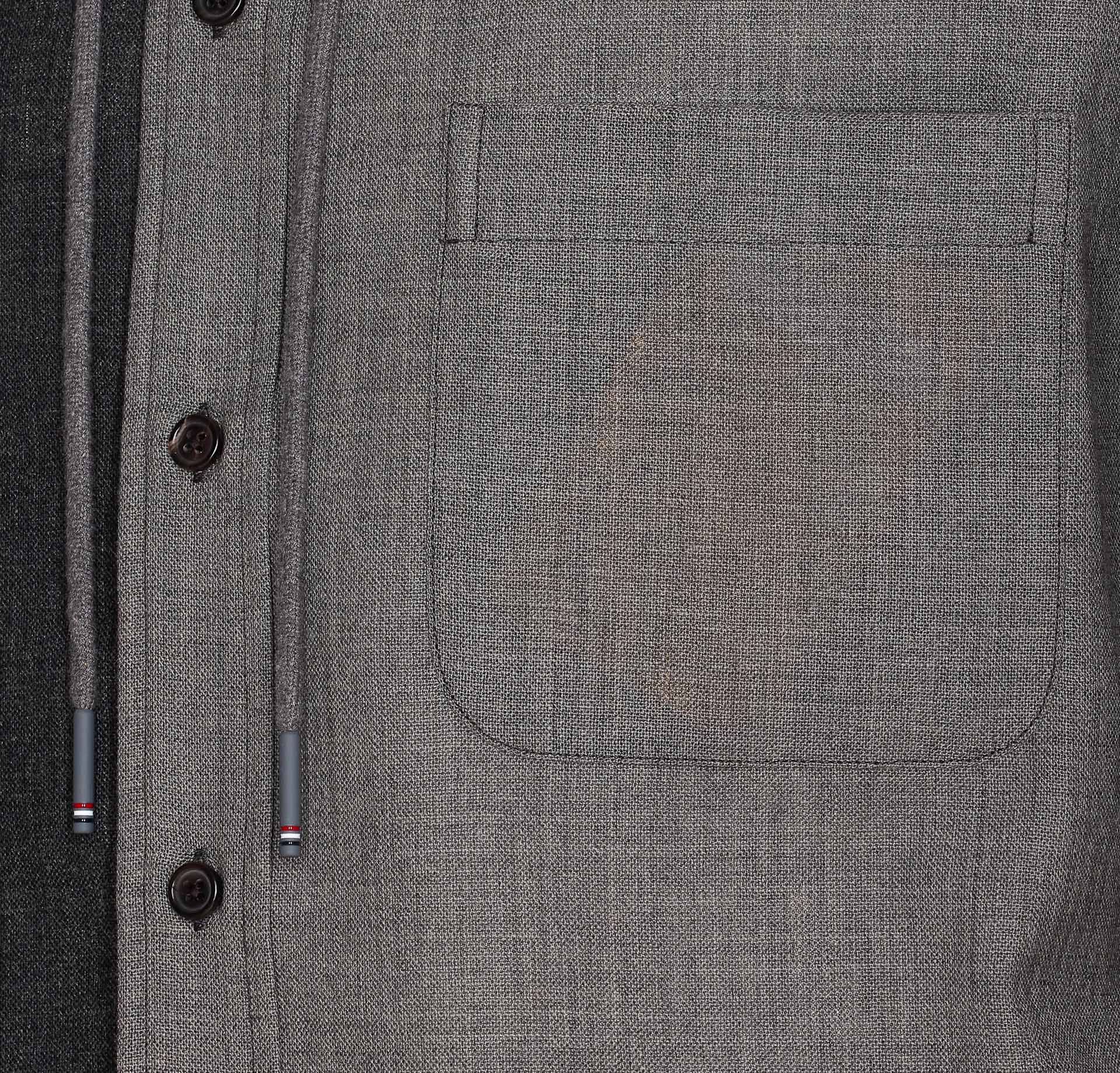 Thom Browne Shirts Grey Wool