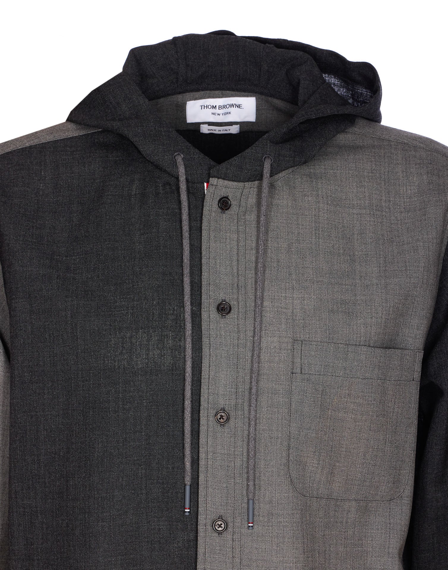 Thom Browne Shirts Grey Wool