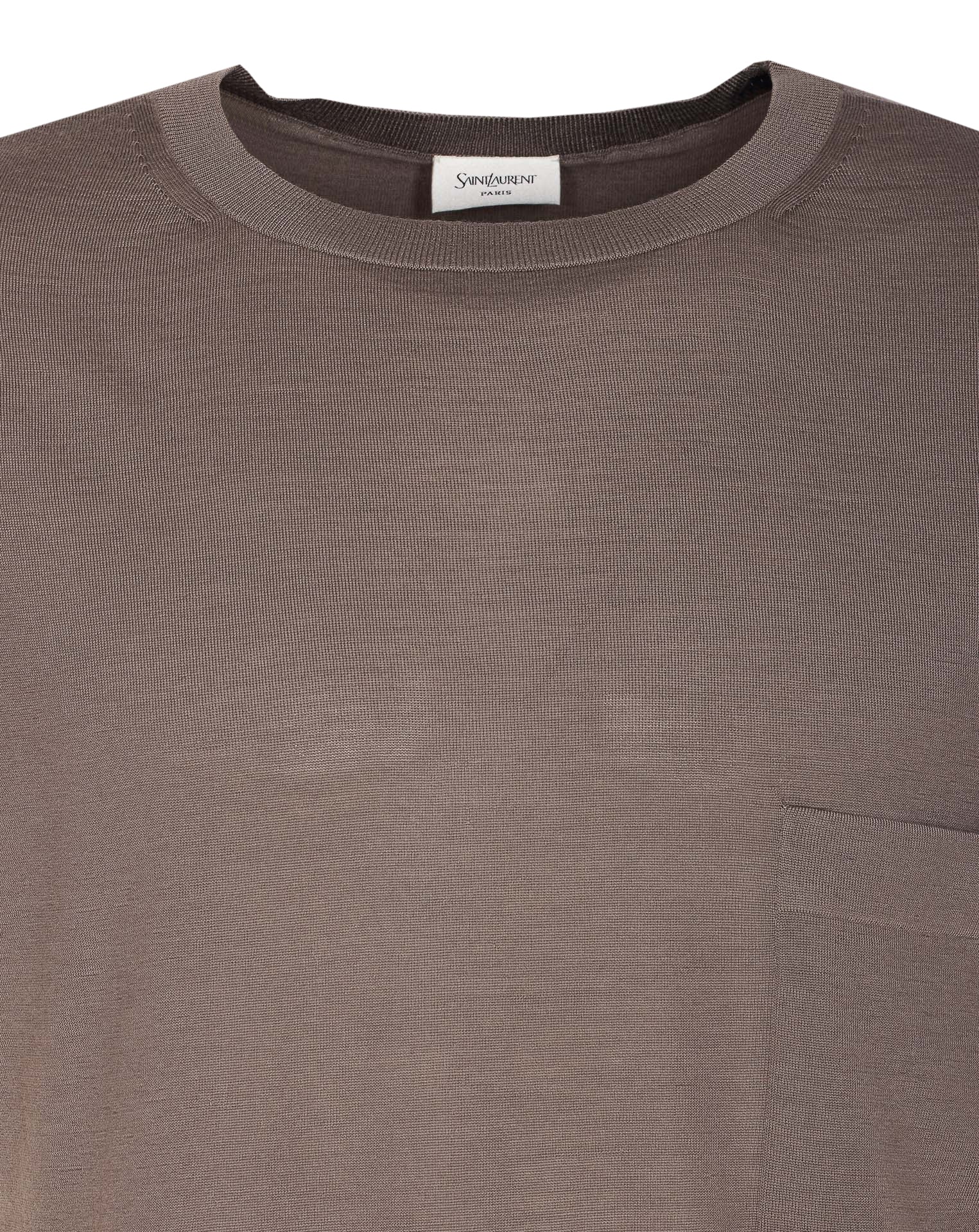 Saint Laurent T-Shirts And Polos Grey Wool