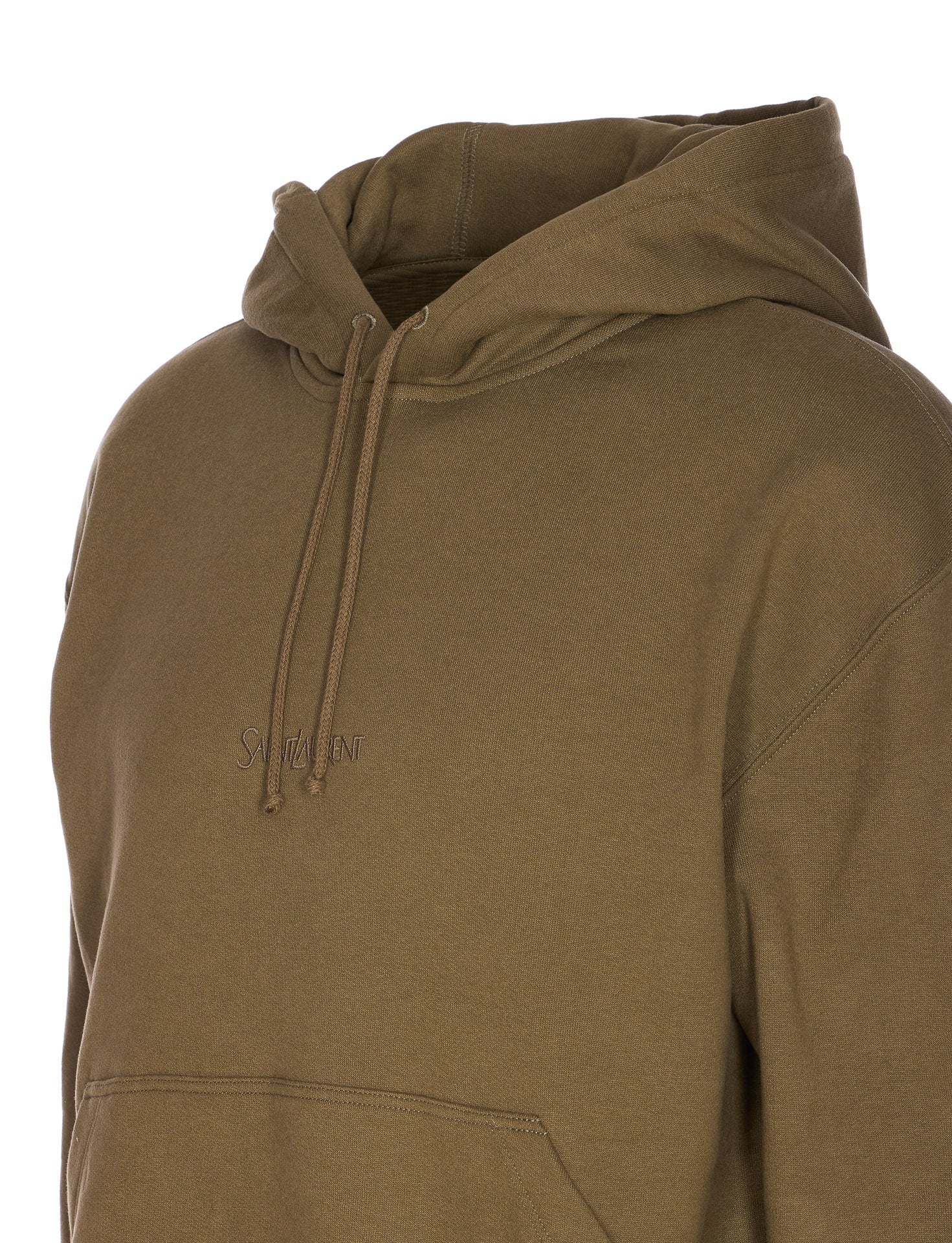 Saint Laurent Sweaters Green Cotton