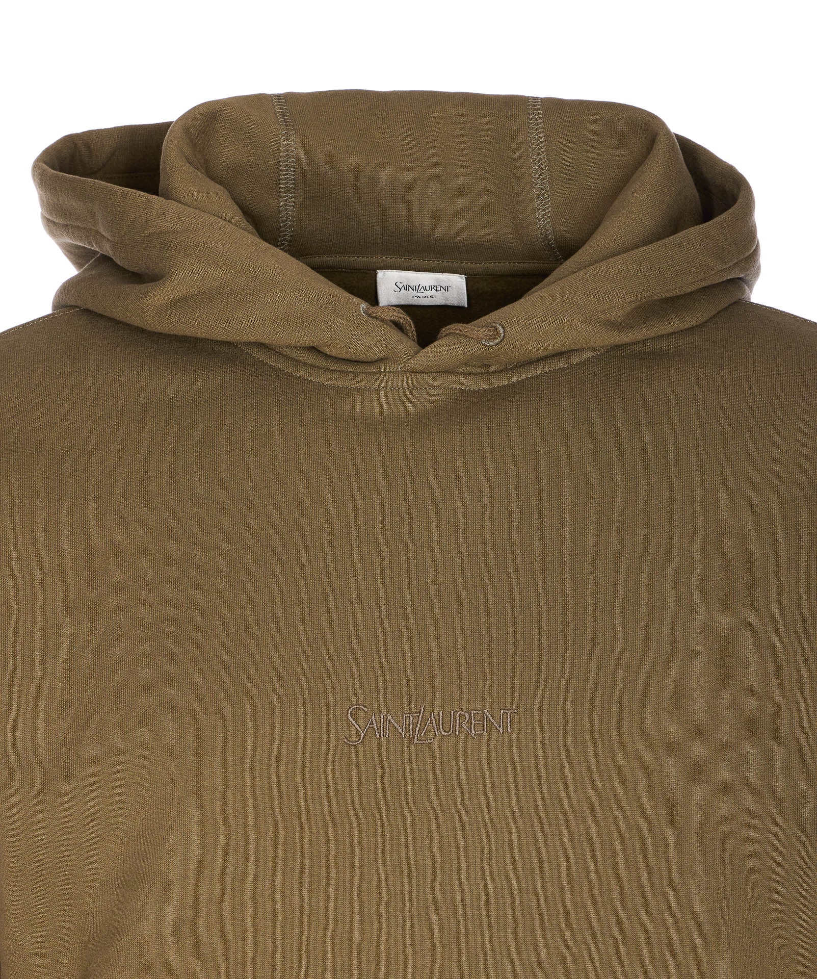 Saint Laurent Sweaters Green Cotton