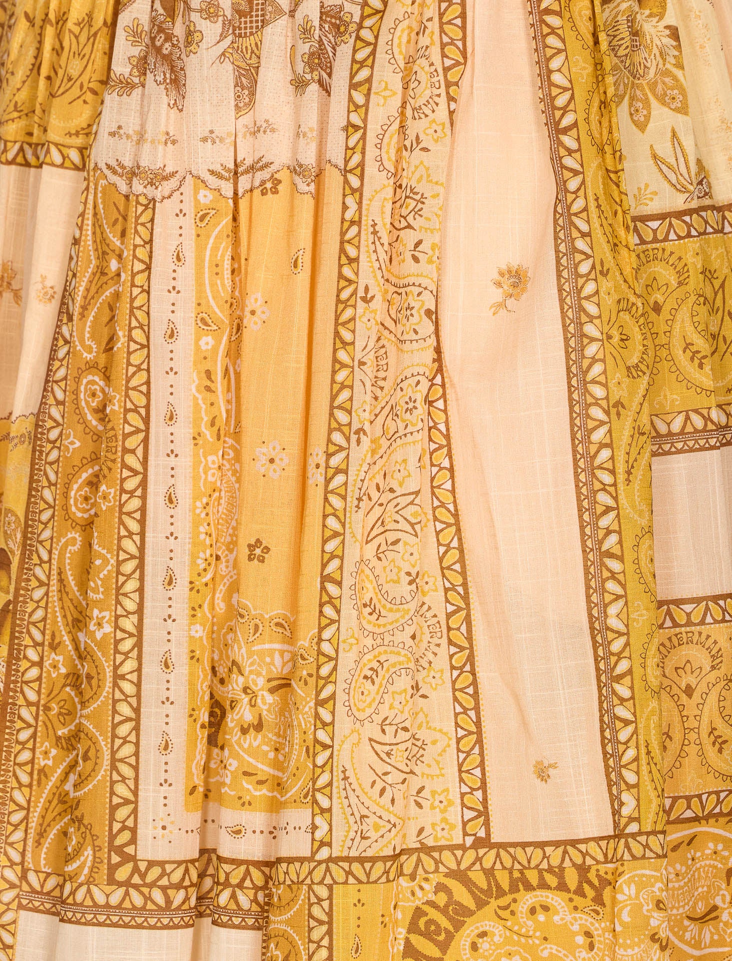 Zimmermann Dresses Yellow Cotton