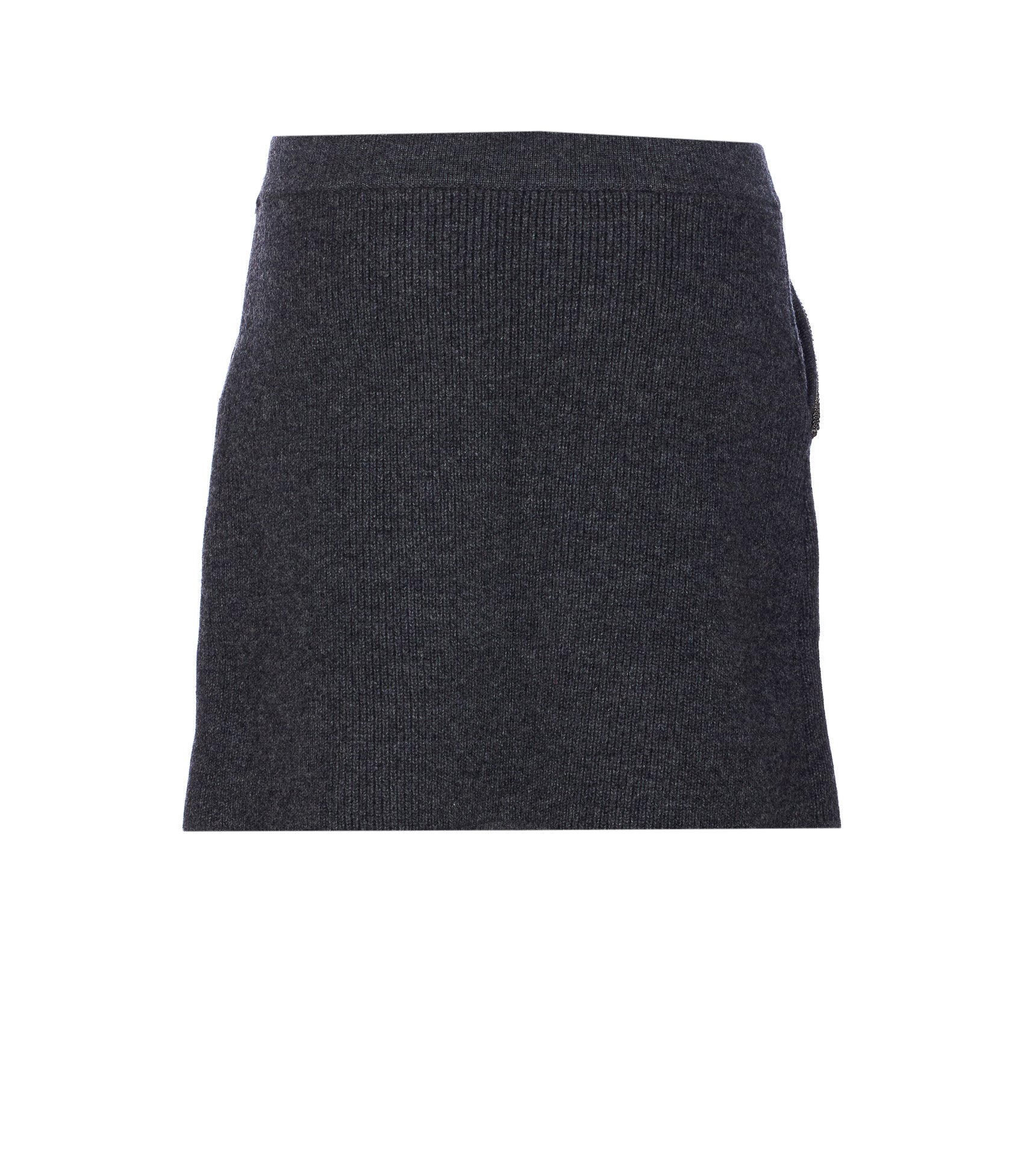 Self Portrait Skirts Grey Wool
