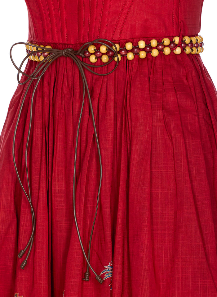 Zimmermann Dresses Red Cotton
