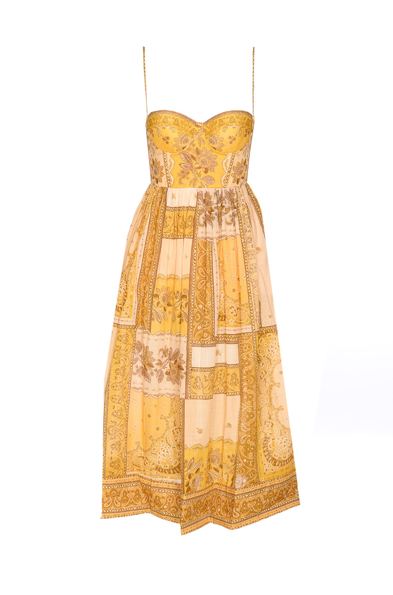 Zimmermann Dresses Yellow Cotton