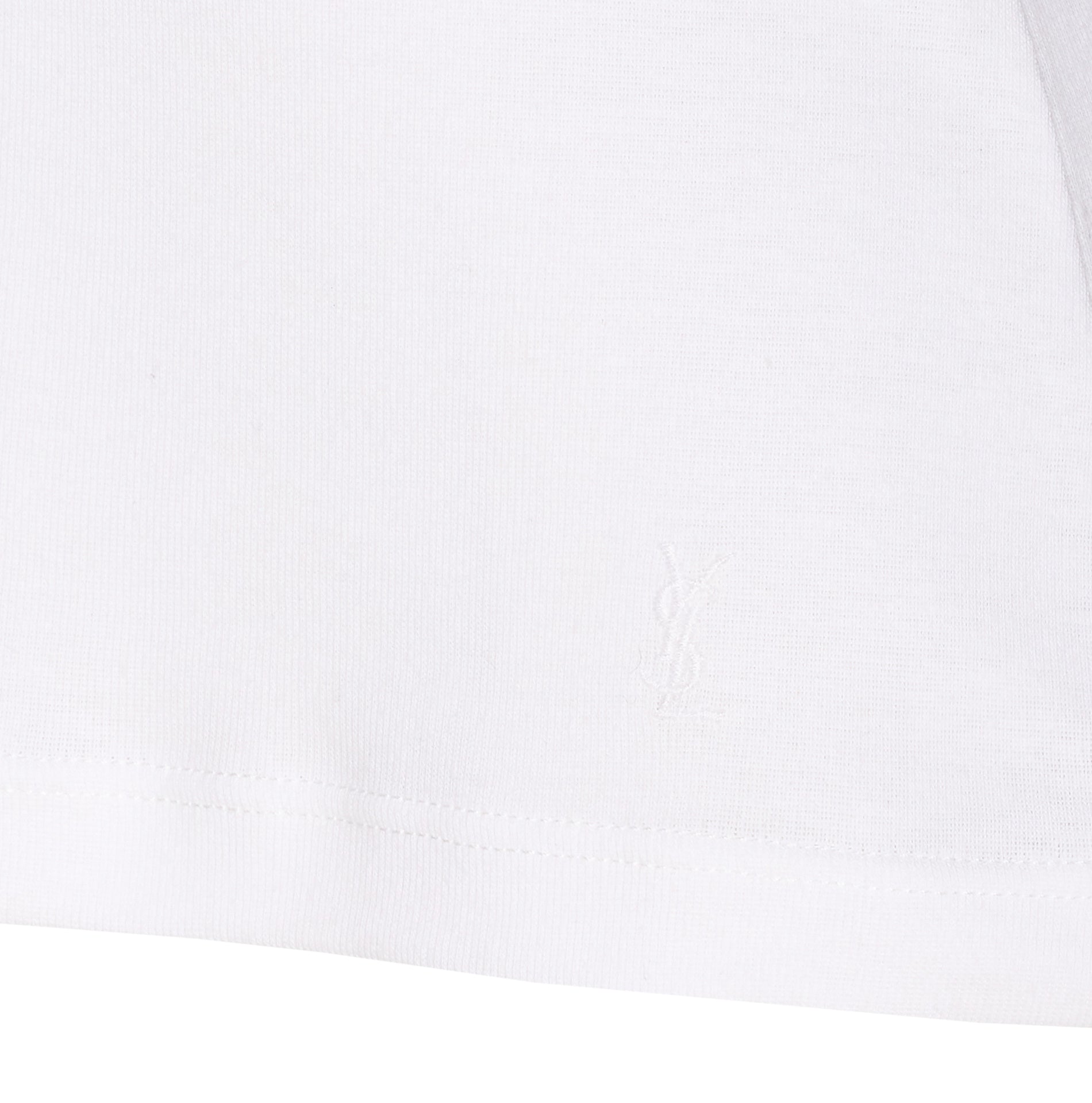 Saint Laurent Top White Cotton