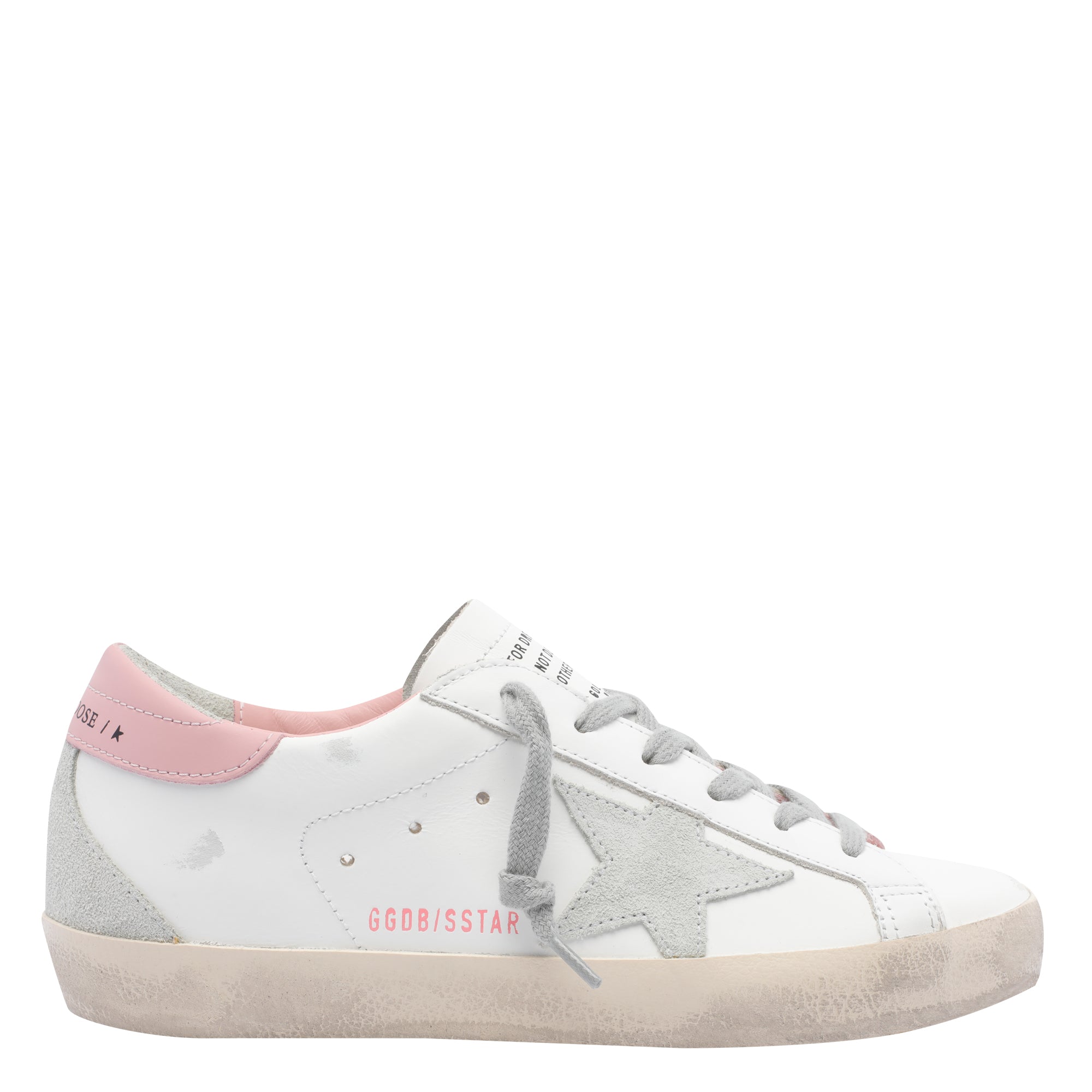 Golden Goose Sneakers White Calf Leather/rubber Sole
