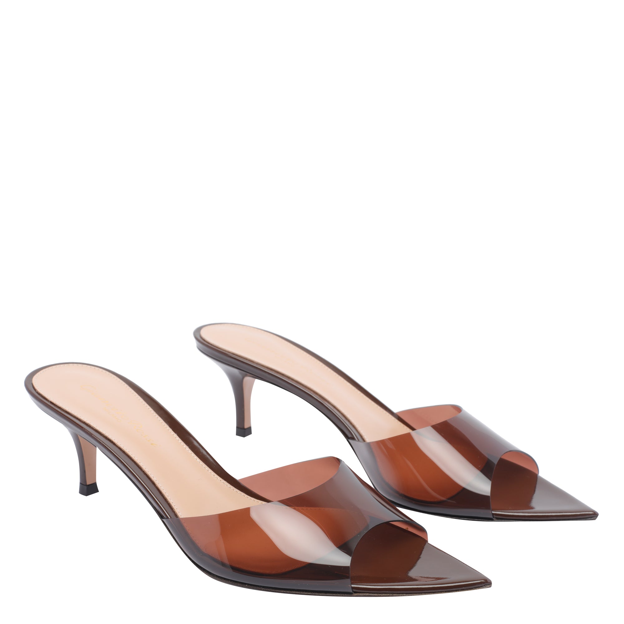 Gianvito Rossi Sandals Brown Rubber/leather Sole