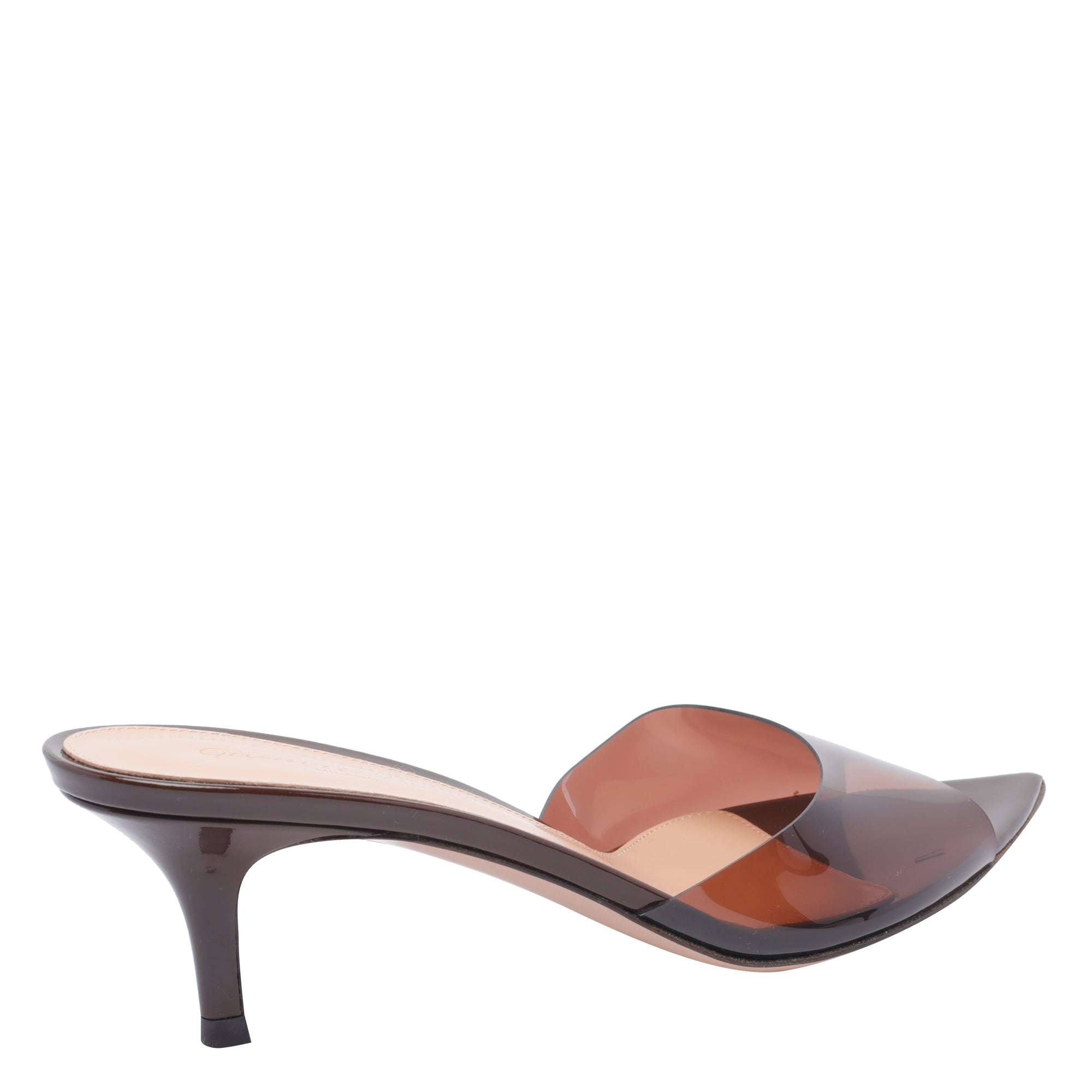 Gianvito Rossi Sandals Brown Rubber/leather Sole