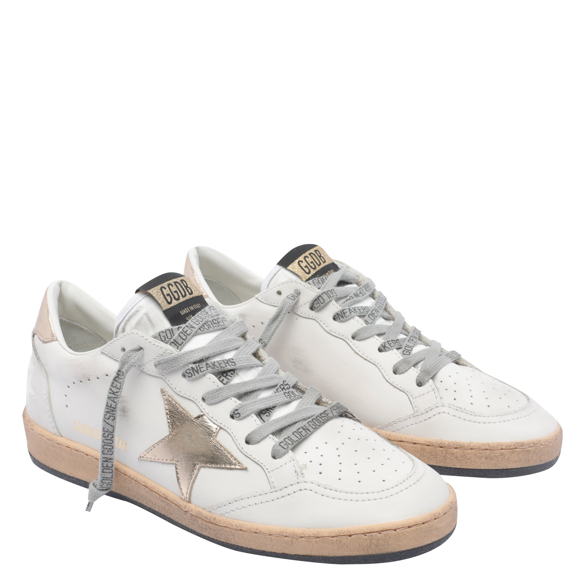 Golden Goose Sneakers White Calf Leather/rubber Sole