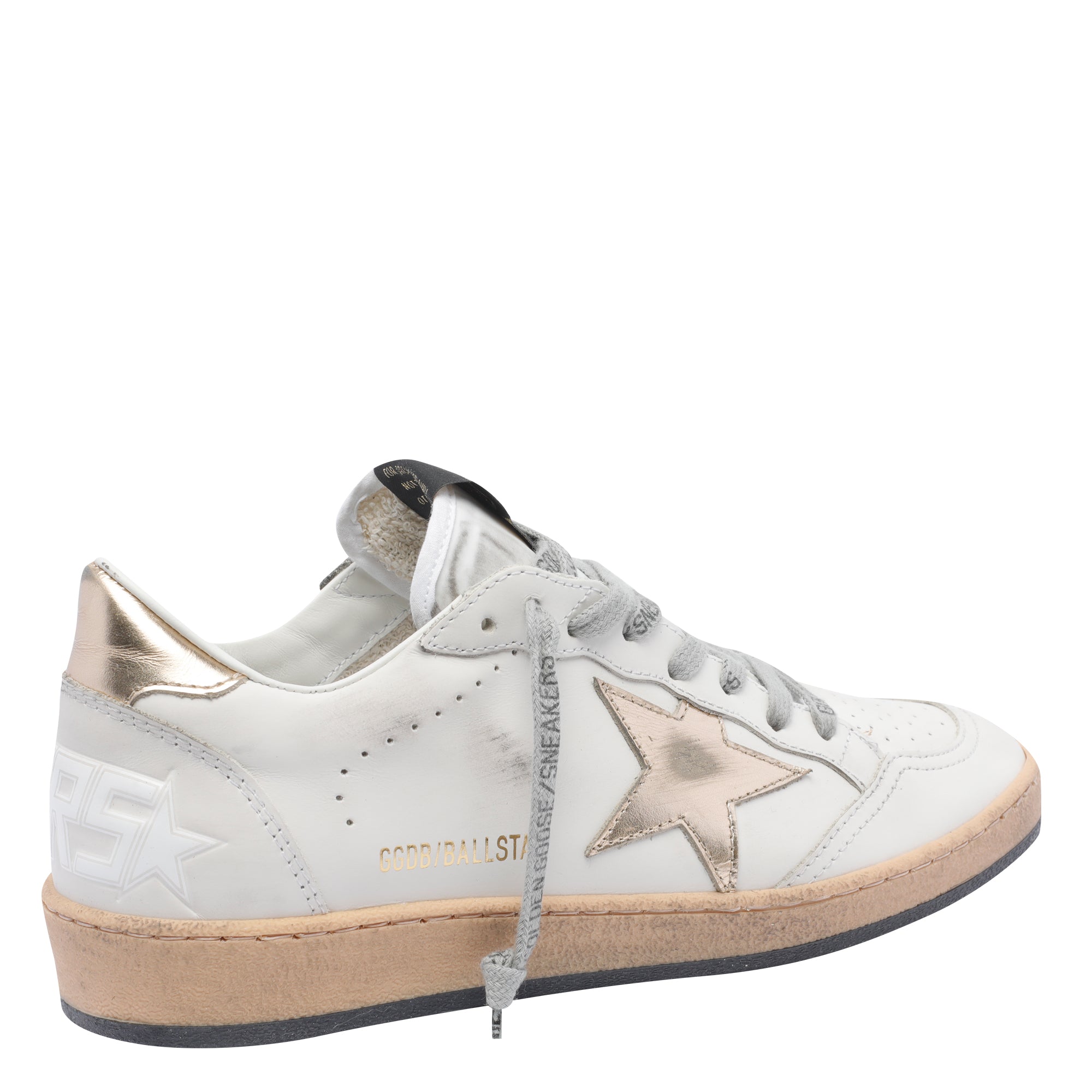 Golden Goose Sneakers White Calf Leather/rubber Sole