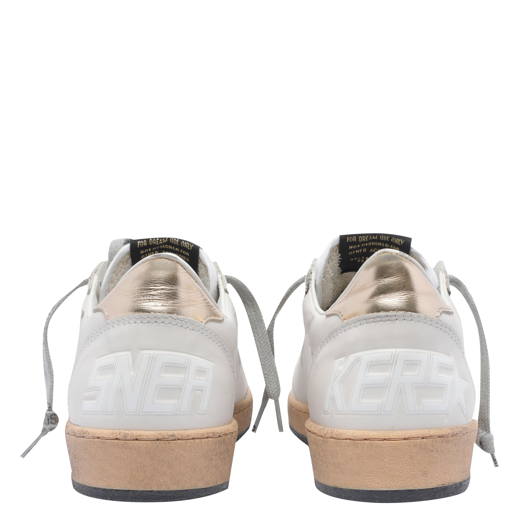 Golden Goose Sneakers White Calf Leather/rubber Sole