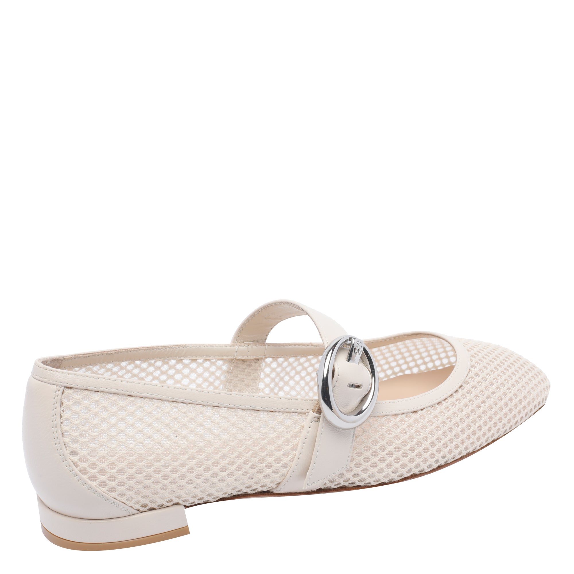 Stuart Weitzman Flat Shoes White