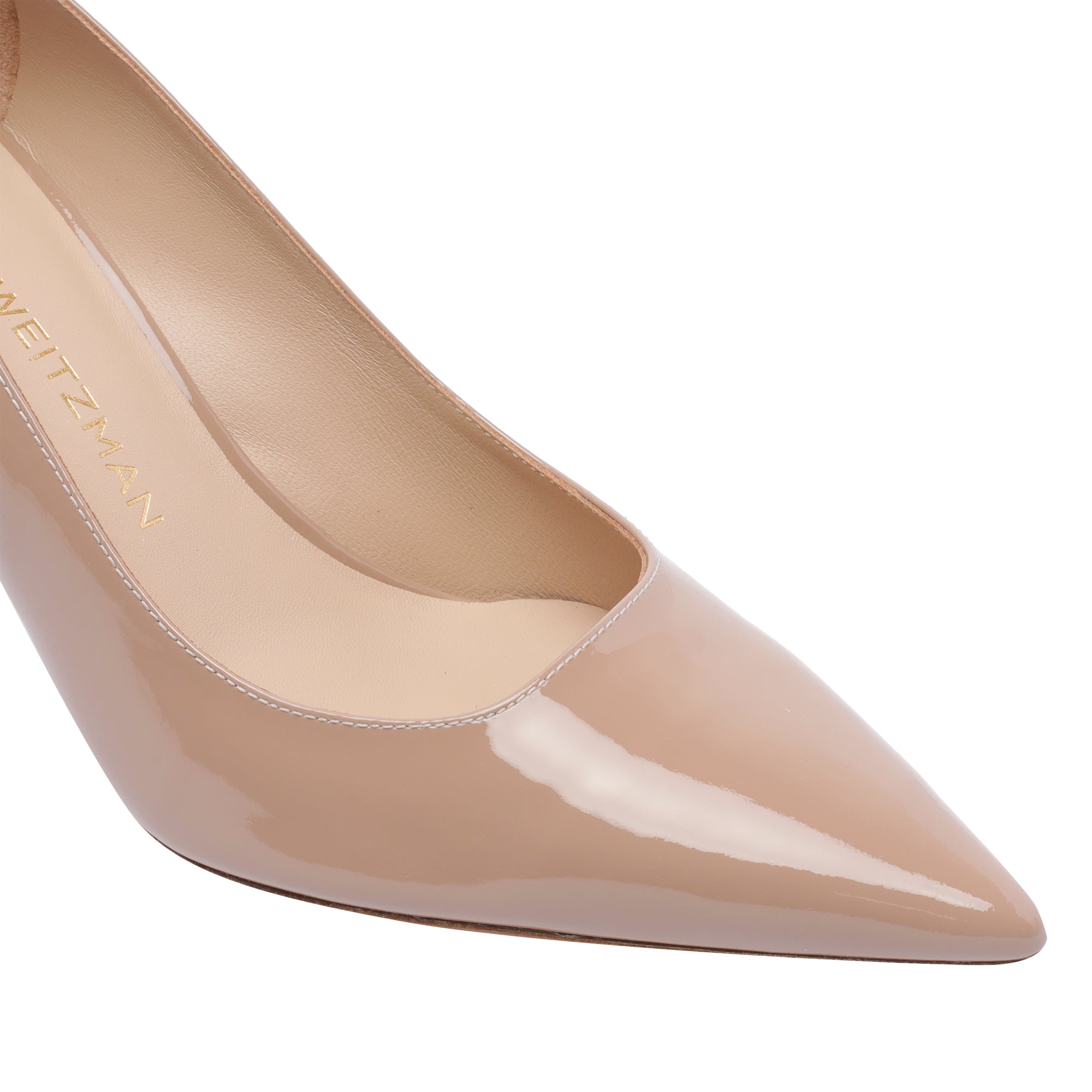Stuart Weitzman With Heel Pink Calf Leather/leather Sole