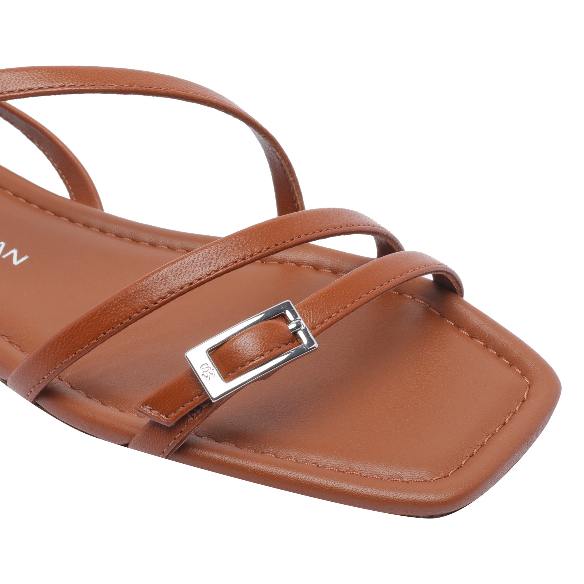 Stuart Weitzman Sandals Brown Calf Leather/leather Sole