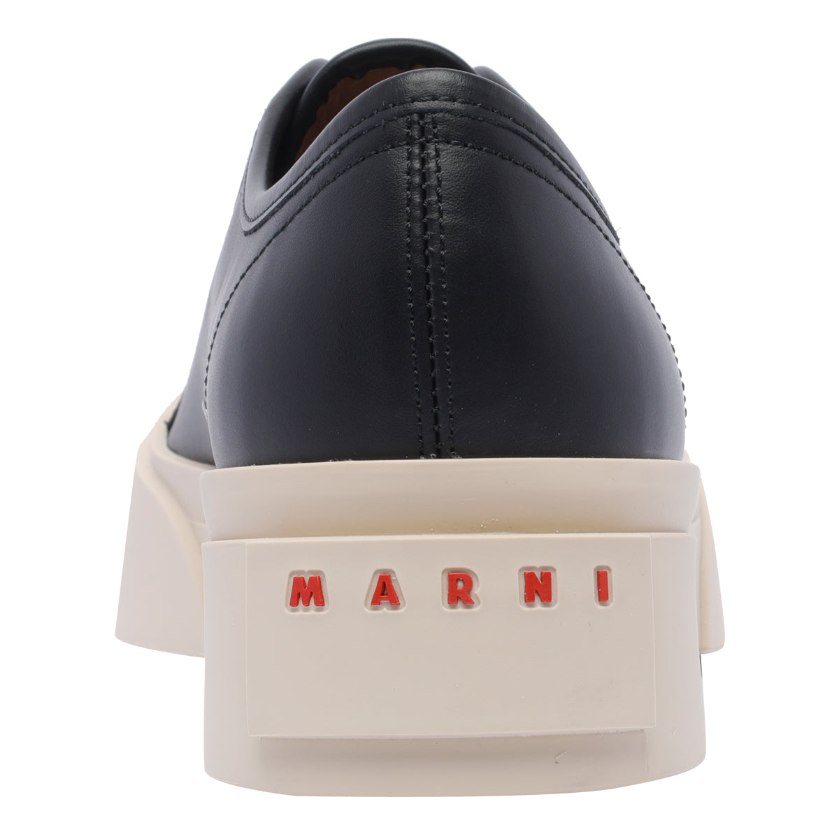 Marni Sneakers Black Calf Leather/rubber Sole