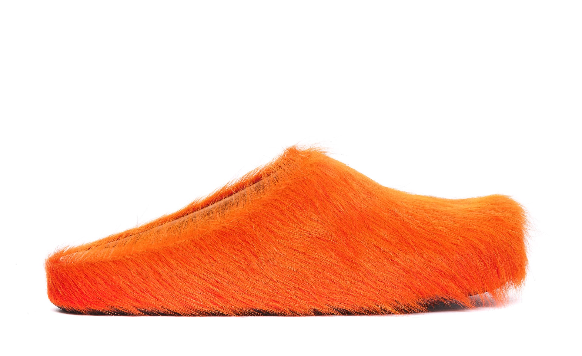 Marni Sandals Orange Calf Leather/rubber Sole