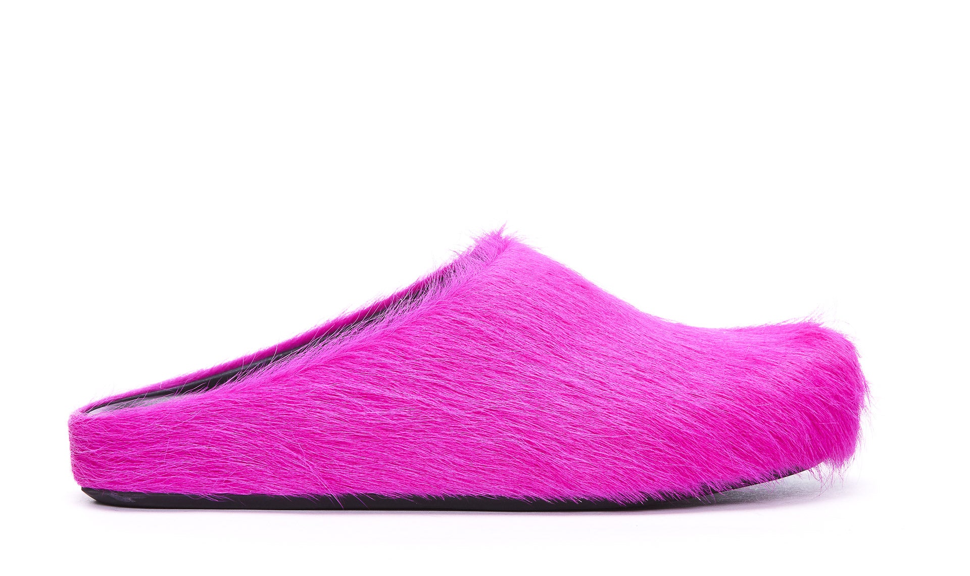 Marni Sandals Fuchsia Calf Leather/rubber Sole