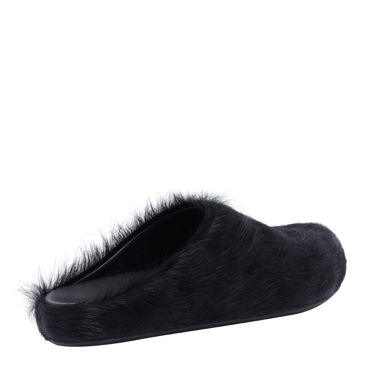 Marni Sandals Black Calf Leather/rubber Sole