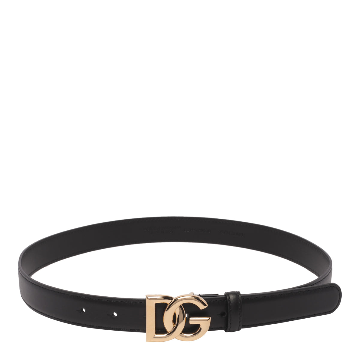 Dolce & Gabbana Belts Black Calf Leather