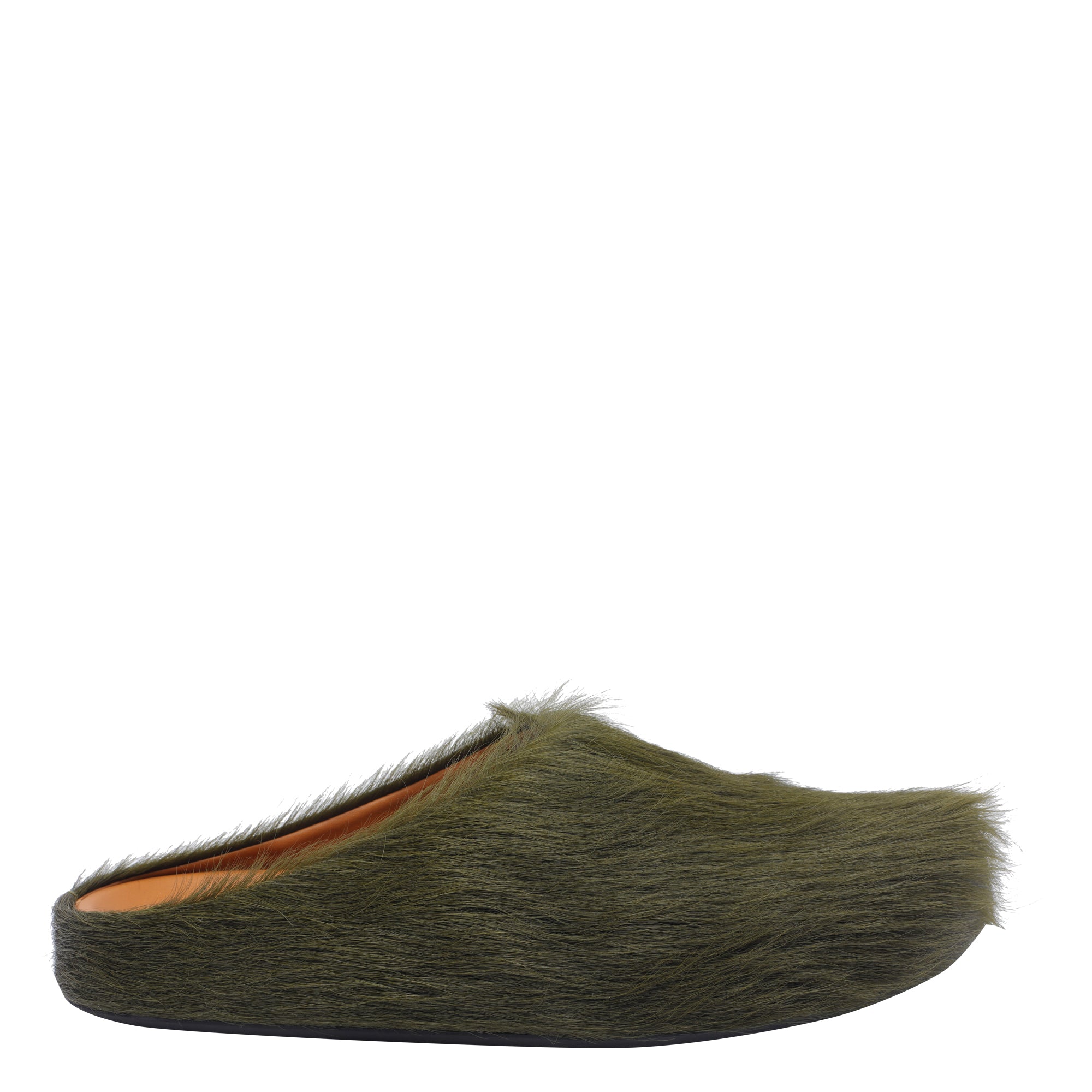Marni Sandals Green Calf Leather/rubber Sole