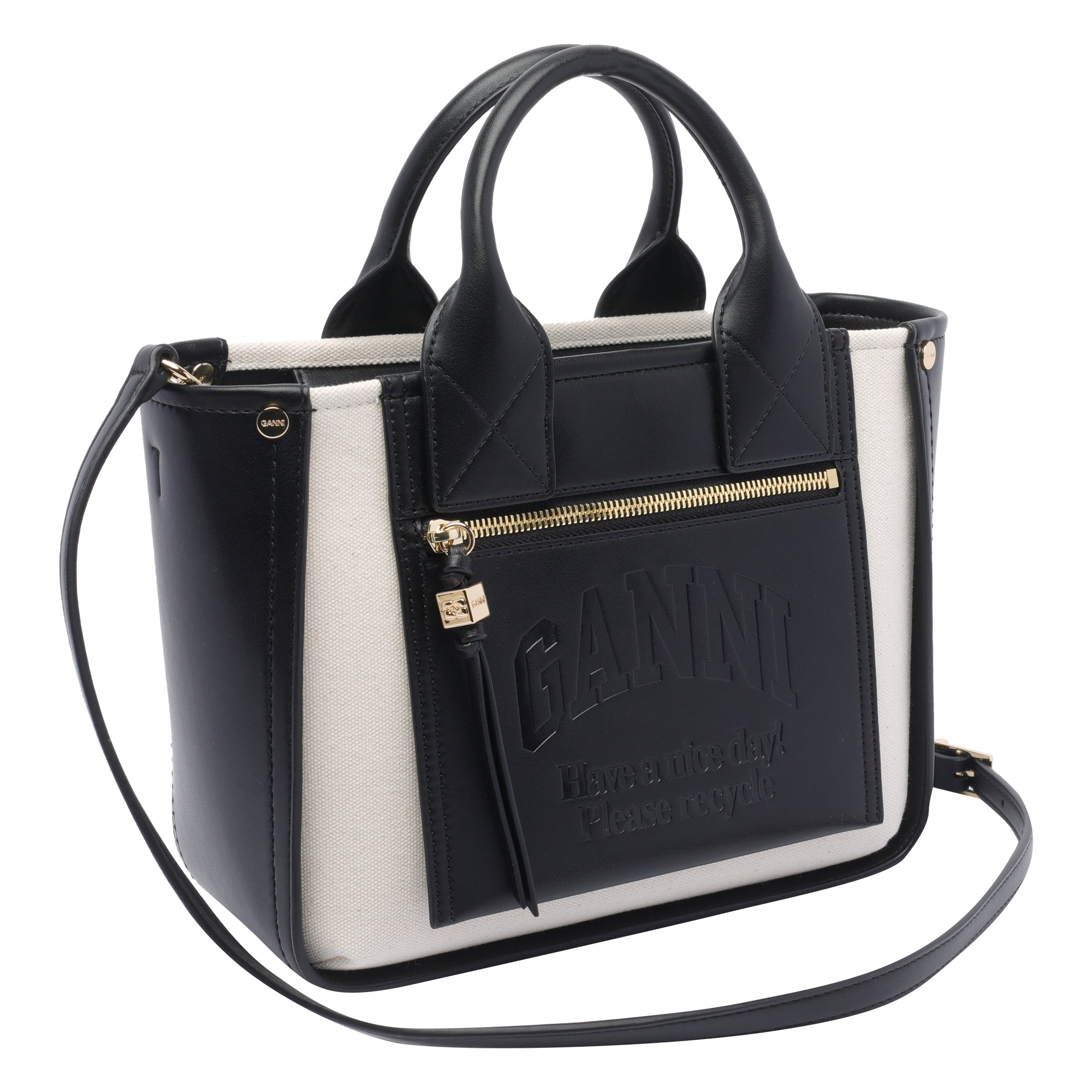 Ganni Bags Black Cotton