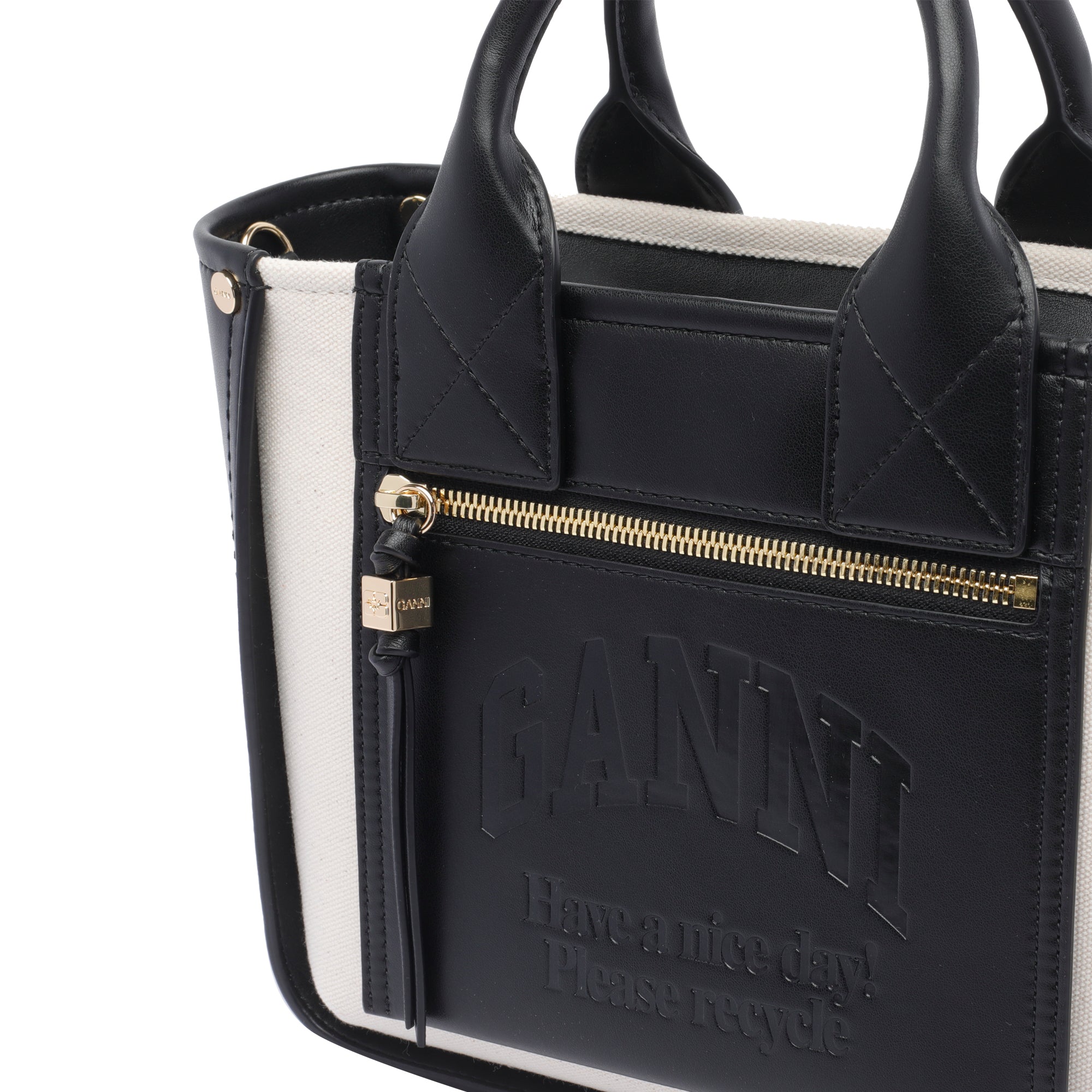 Ganni Bags Black Cotton