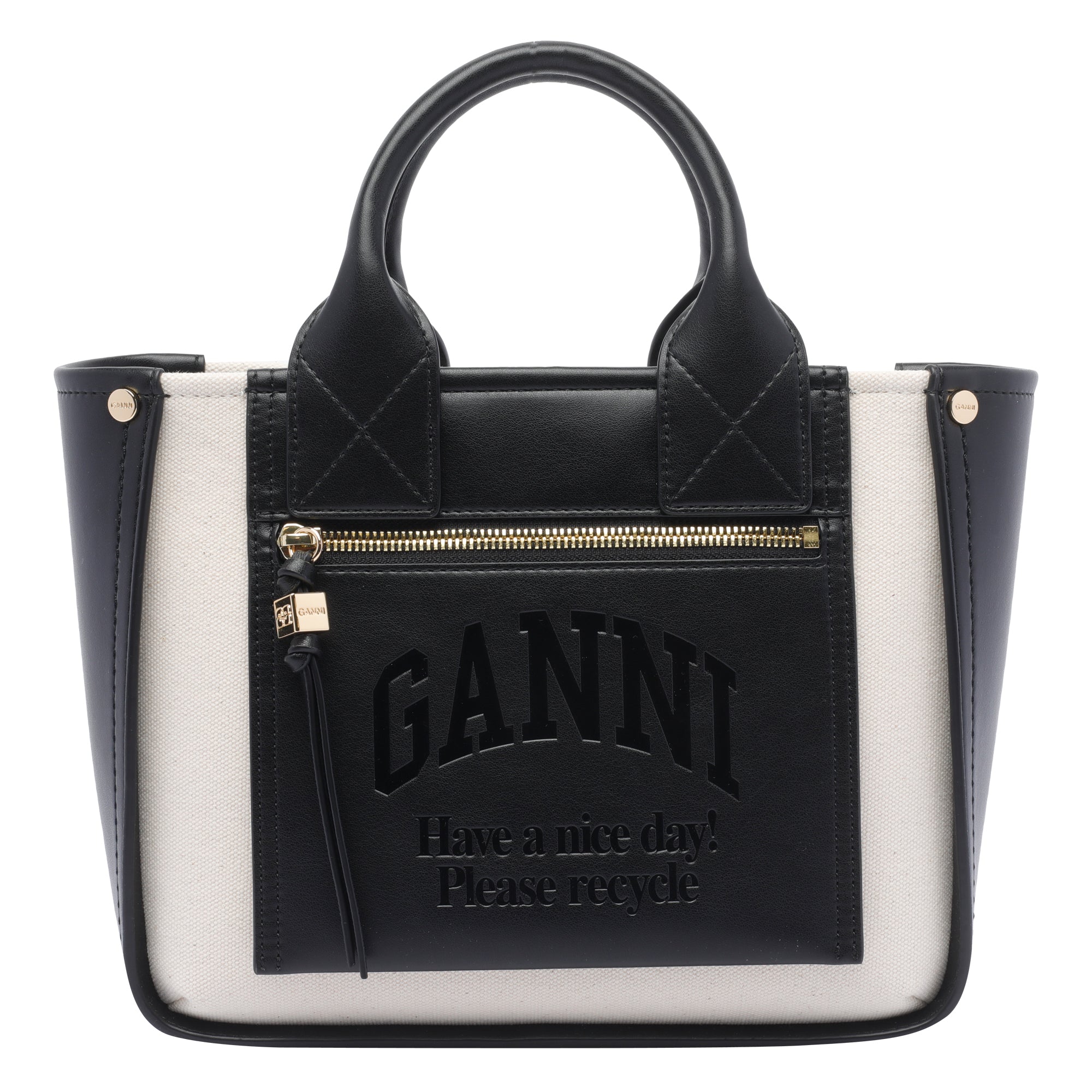Ganni Bags Black Cotton