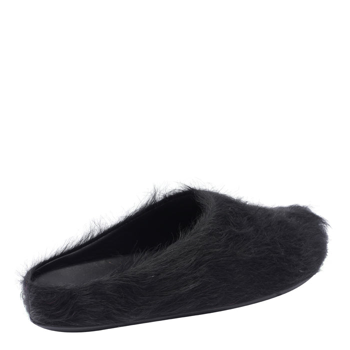 Marni Sandals Black Calf Leather/rubber Sole