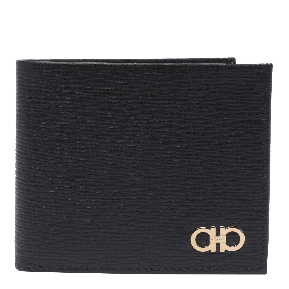 Ferragamo Wallets Black Calf Leather