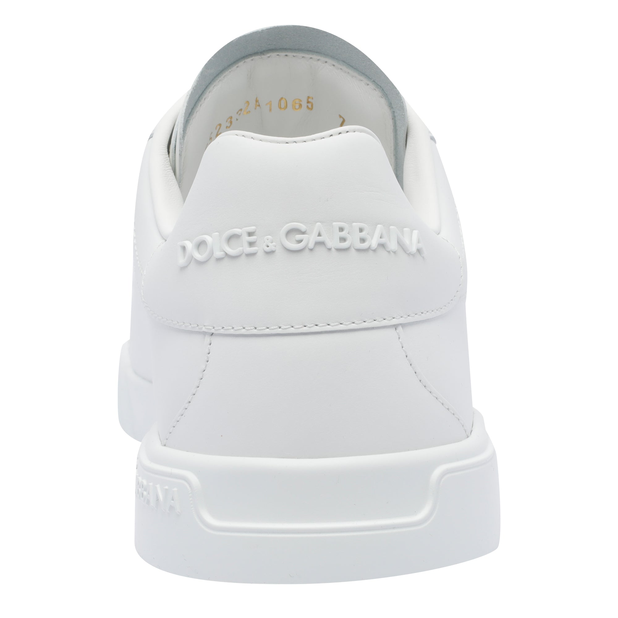 Dolce & Gabbana Sneakers White Calf Leather/rubber Sole