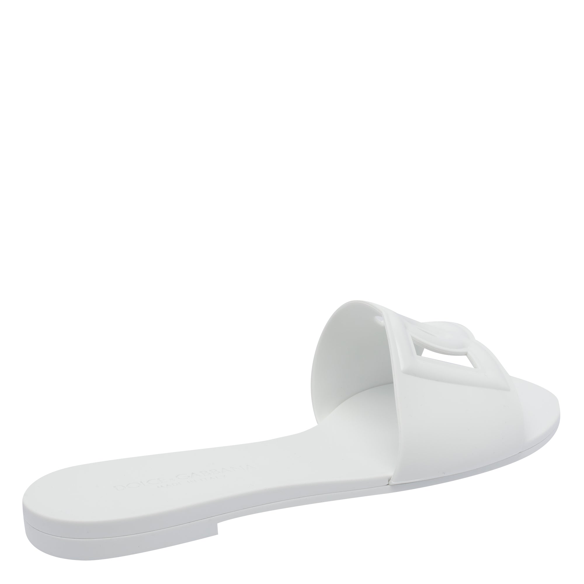 Dolce & Gabbana Sandals White Rubber/rubber Sole