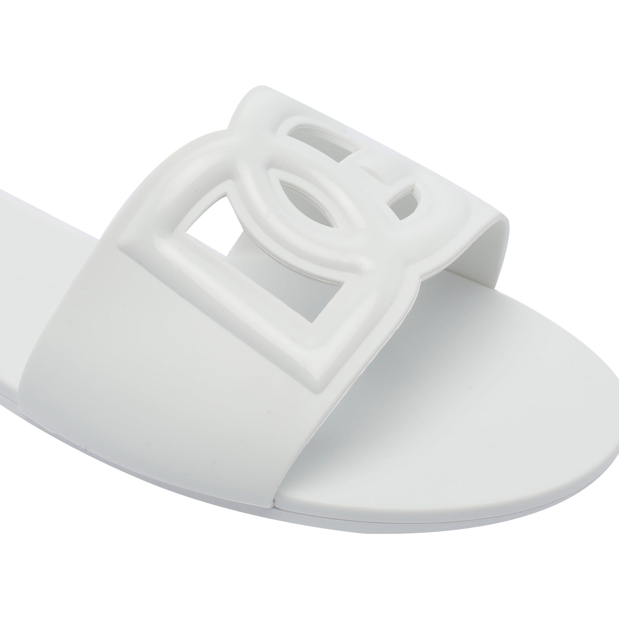Dolce & Gabbana Sandals White Rubber/rubber Sole