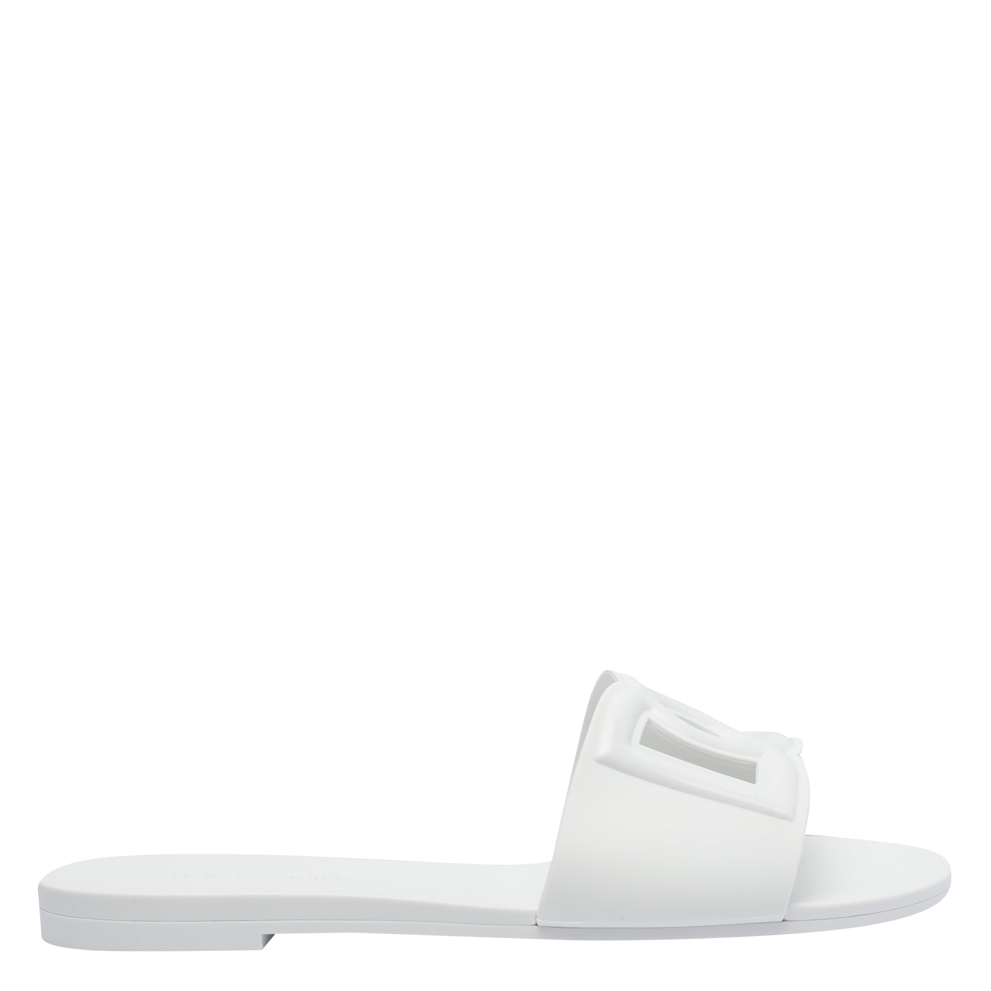 Dolce & Gabbana Sandals White Rubber/rubber Sole