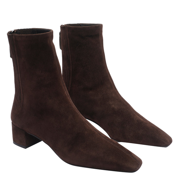Aquazzura Boots Brown Suede Leather/leather Sole