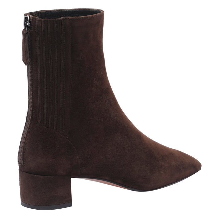 Aquazzura Boots Brown Suede Leather/leather Sole