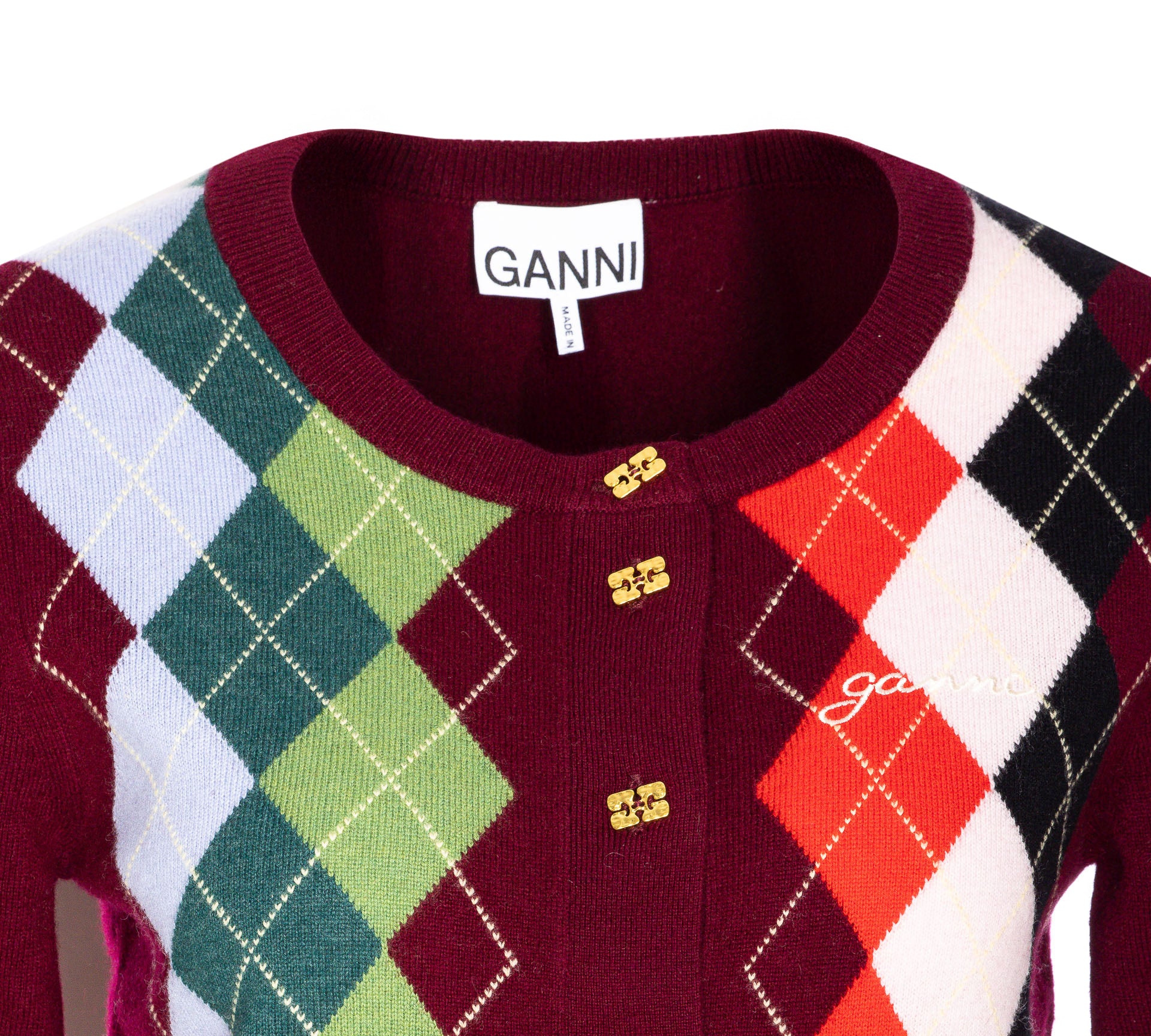 GANNI Sweaters MultiColour Merino Wool