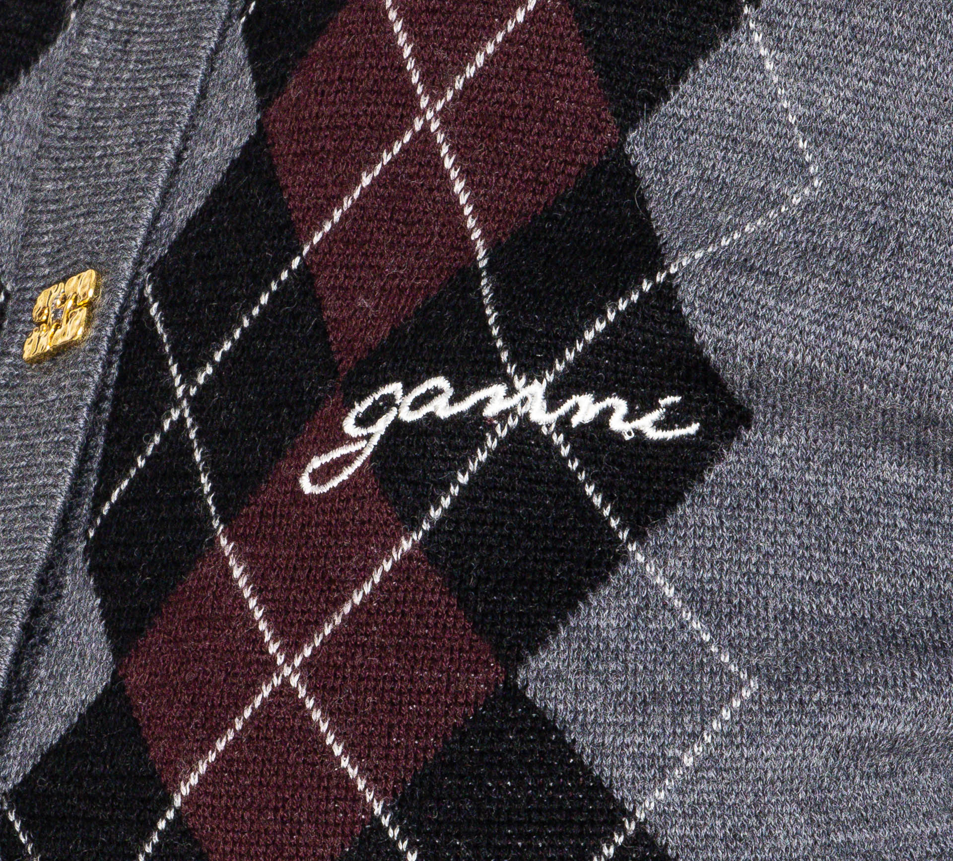 Ganni T-Shirts And Polos Grey Merino Wool