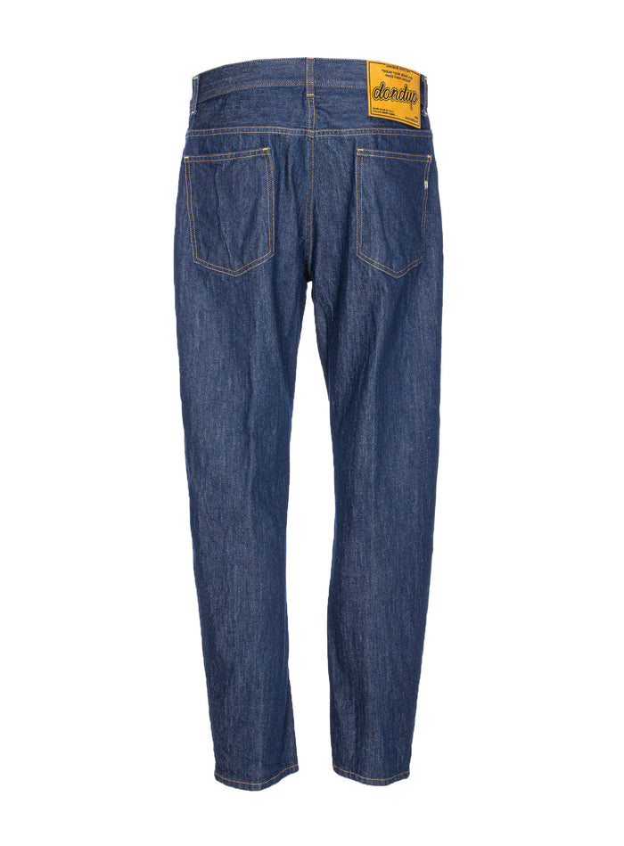 Dondup Trousers Blue Cotton