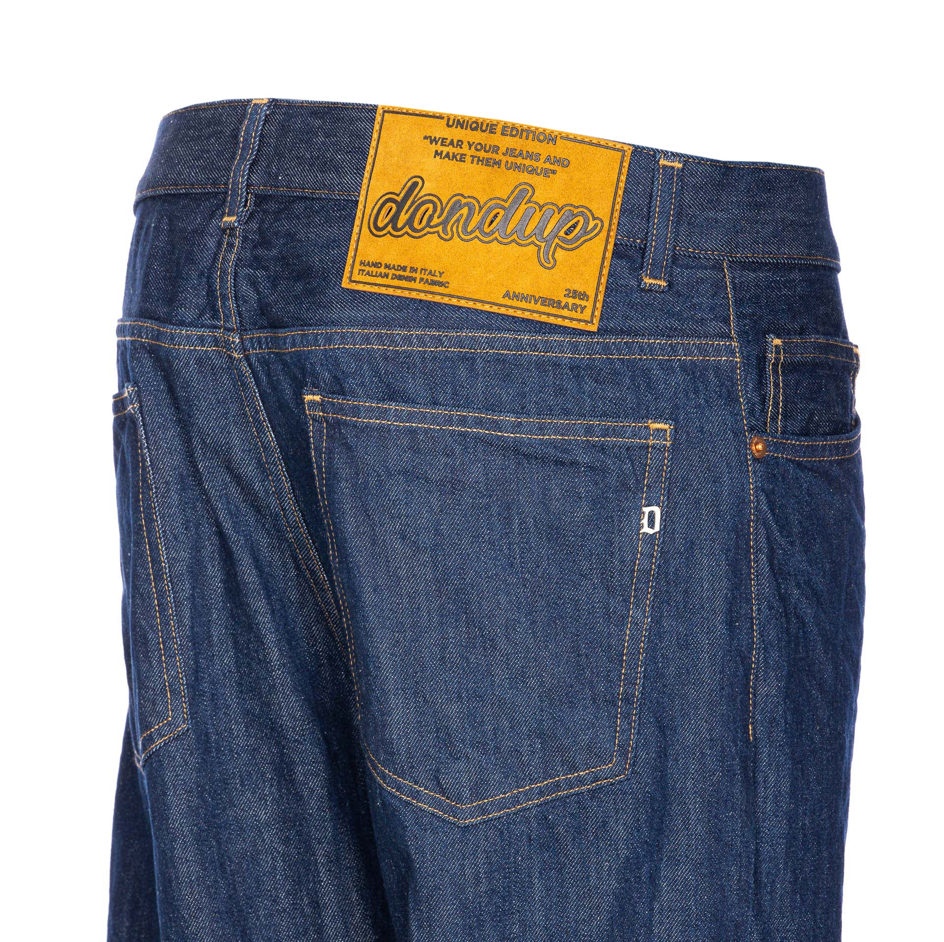 Dondup Trousers Blue Cotton