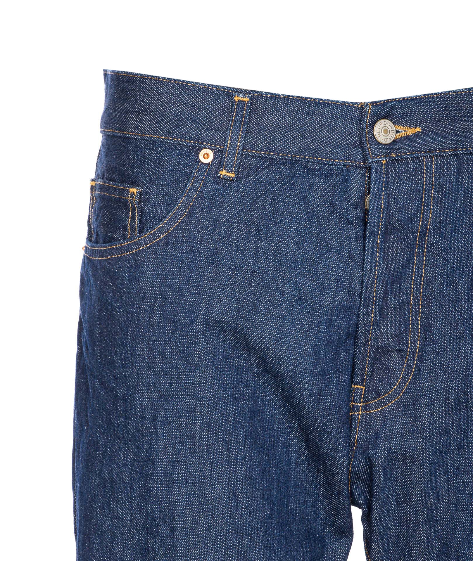 Dondup Trousers Blue Cotton