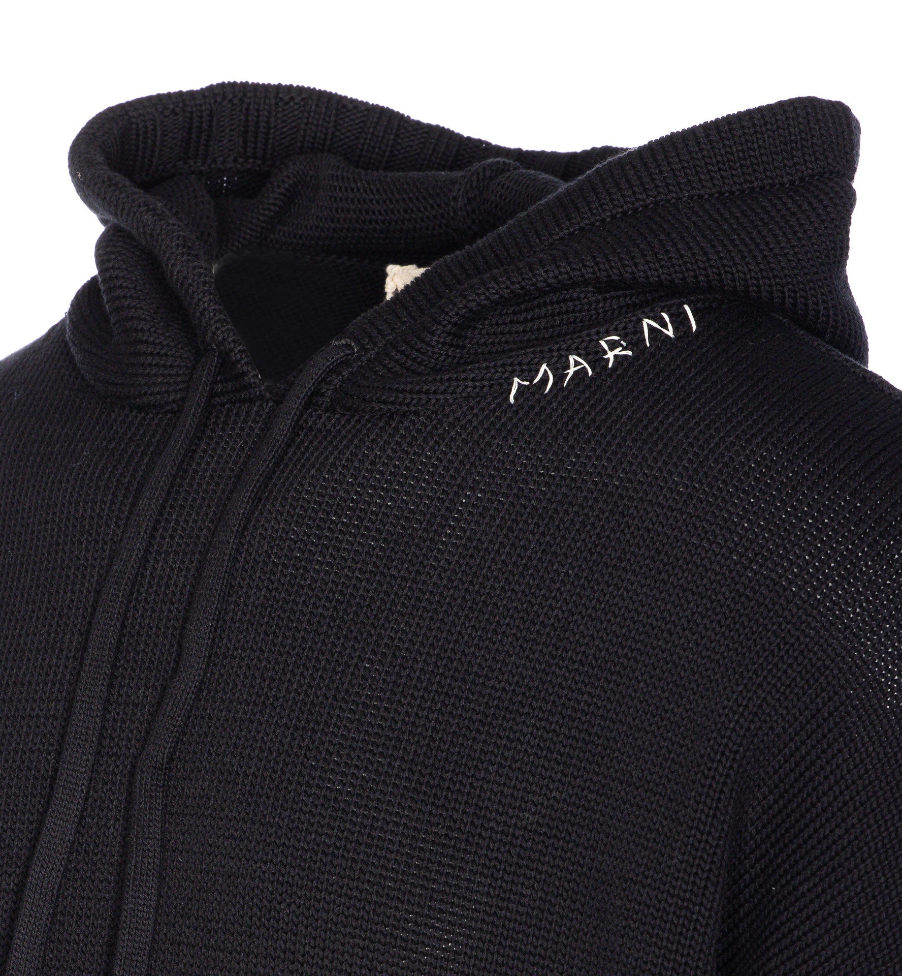 Marni Sweaters Black Cotton