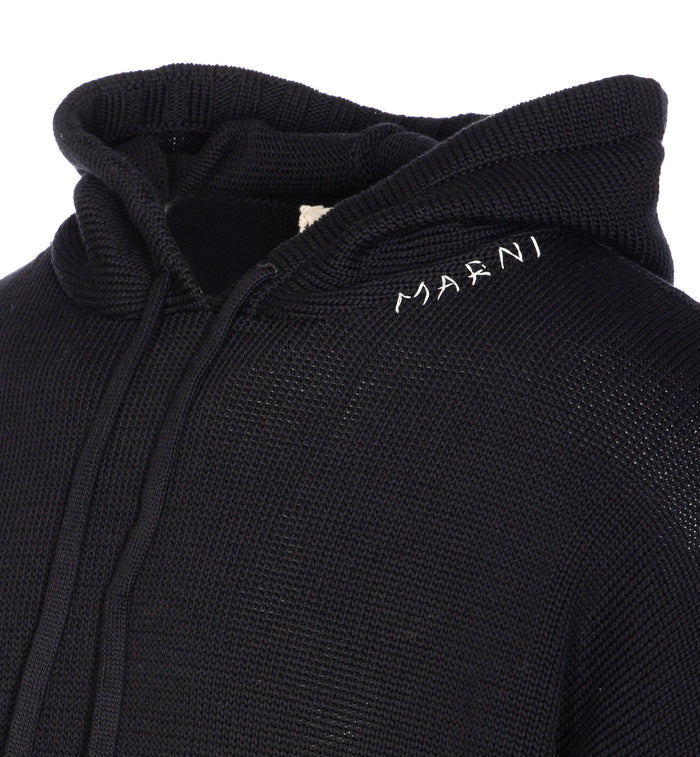 Marni Sweaters Black Cotton