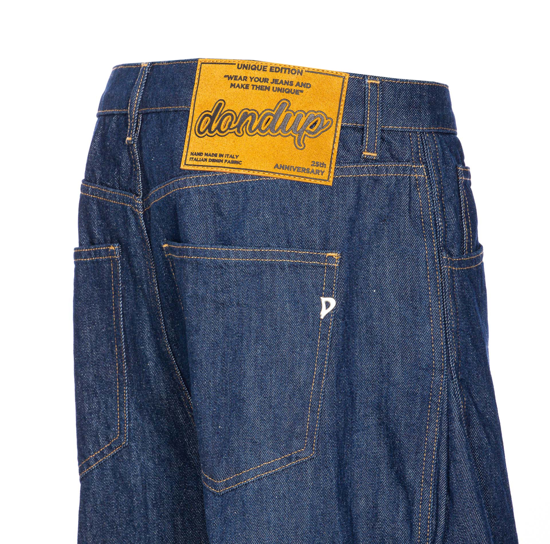 Dondup Trousers Blue Cotton