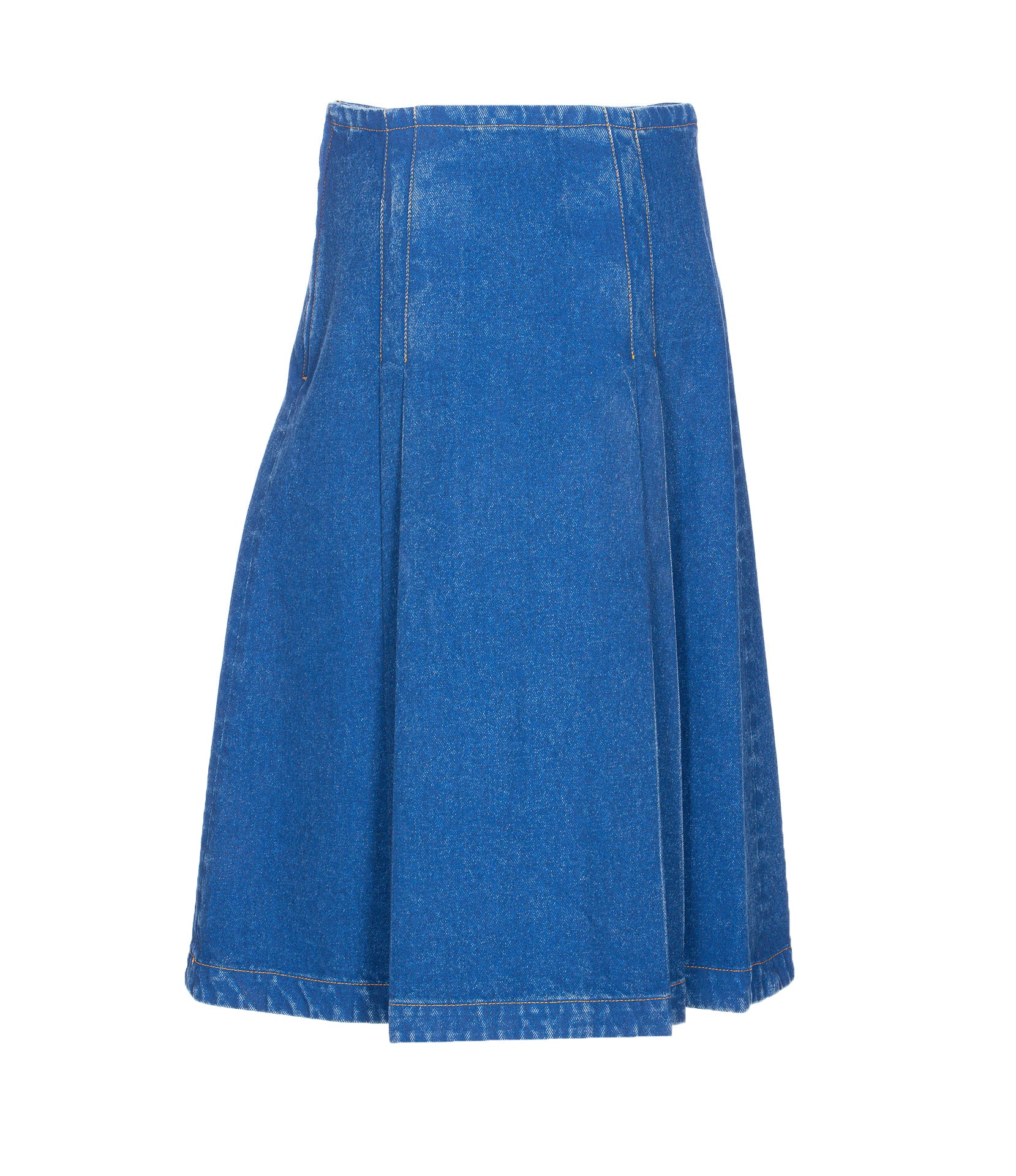 Marni Skirts Blue Cotton