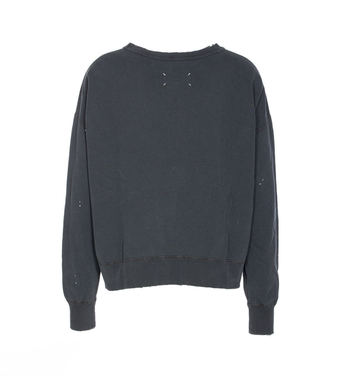 Maison Margiela Sweaters Grey Cotton