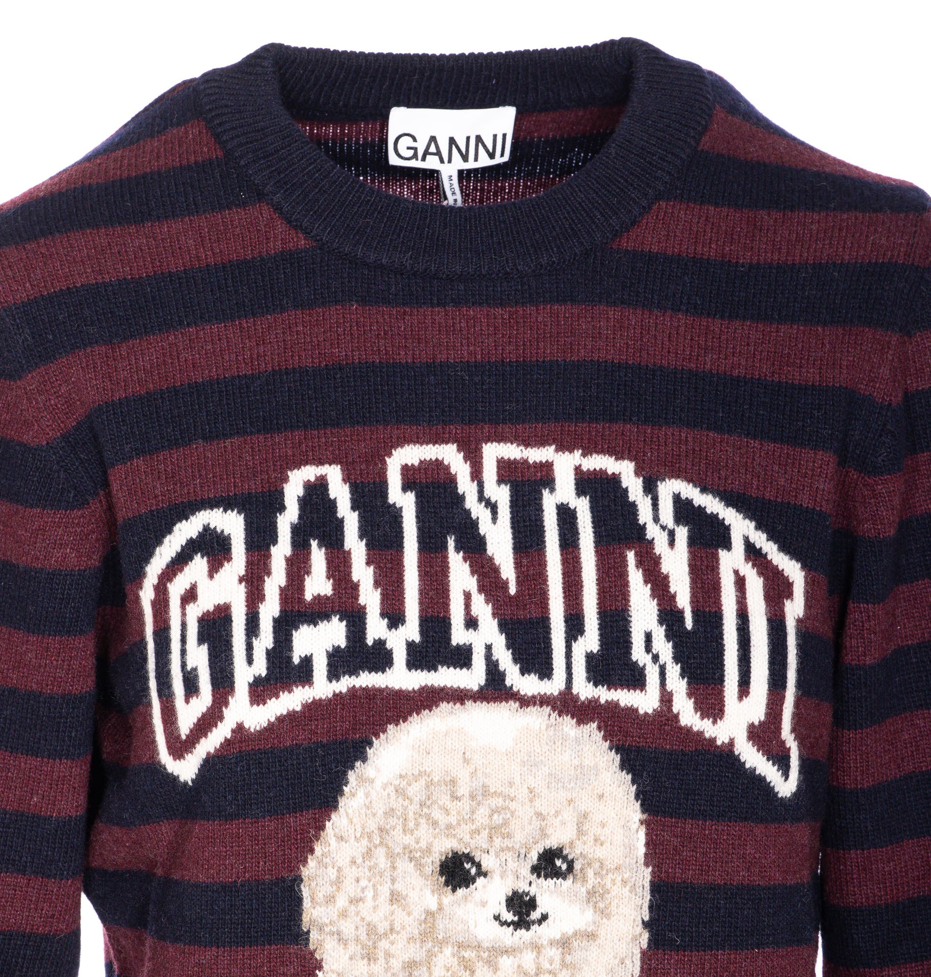 Ganni Sweaters Multicolour Wool