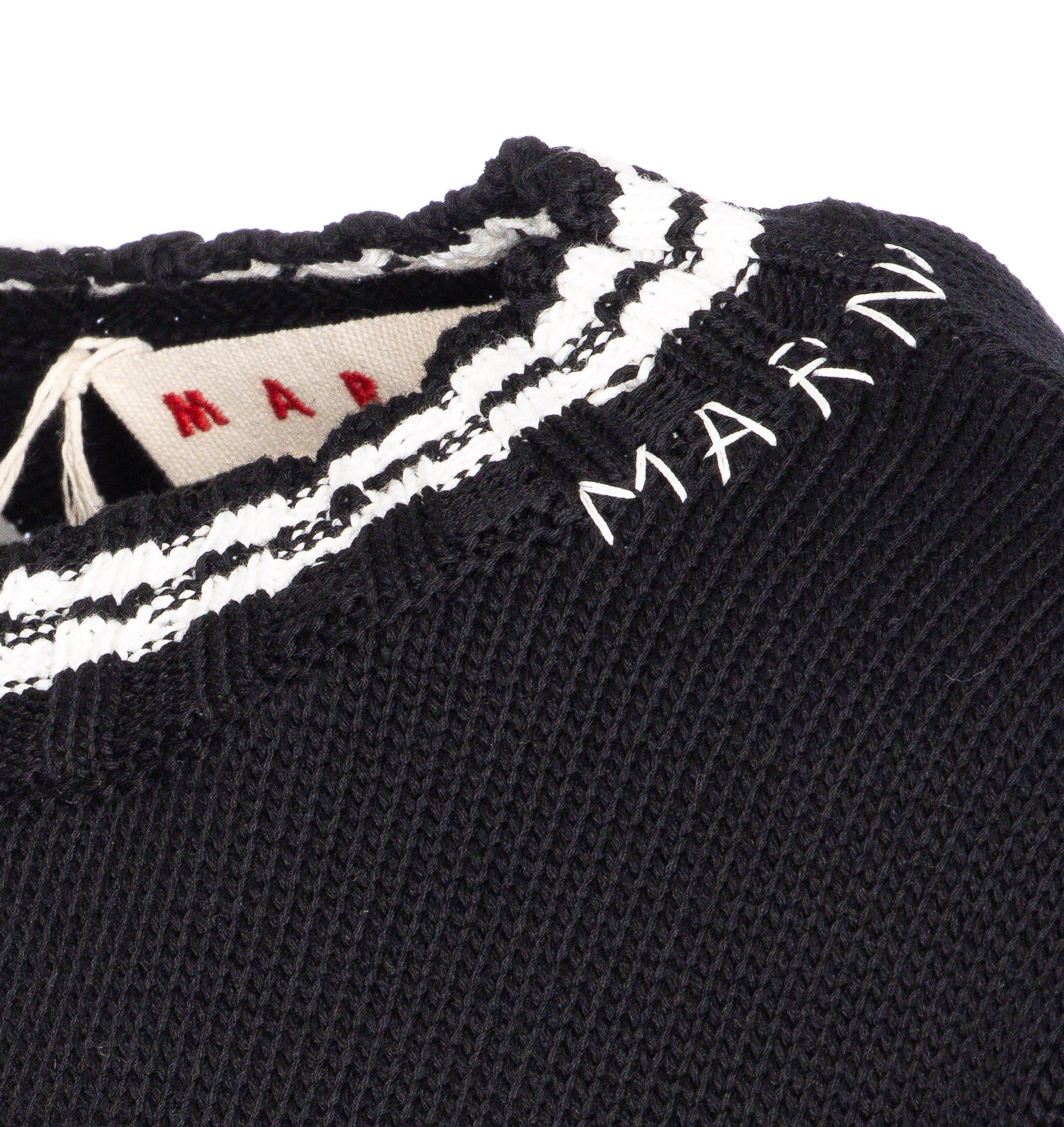 Marni Sweaters Black Cotton